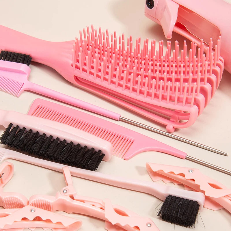 Pack de 10 Brosses Démêlantes pour Cheveux - Serena Scarlett